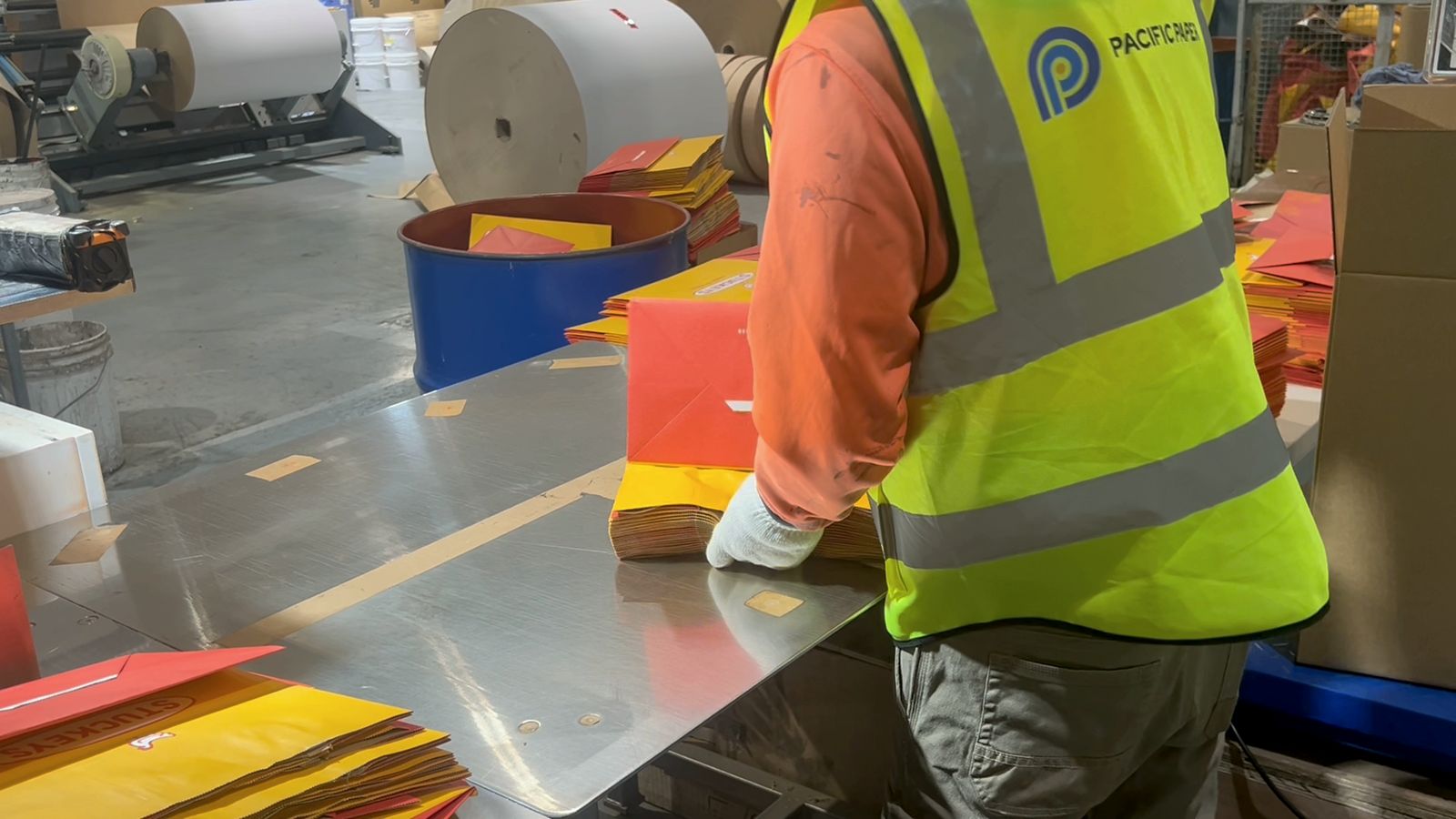 The Pacific Paper production floor in Clayton, Victoria
