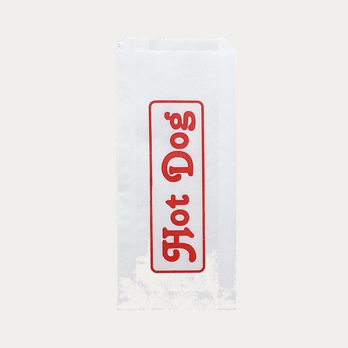Printed hot dog bag
