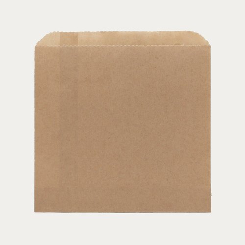 Brown kraft square snack bag